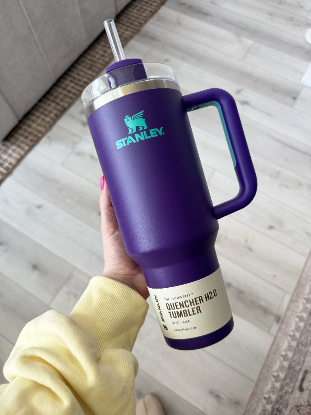 Rare "Deep Purple" and Turquoise Stanley Tumbler 40oz. - DSG